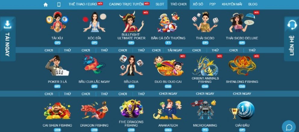 Ưu điểm trang web casino online uy tín W88