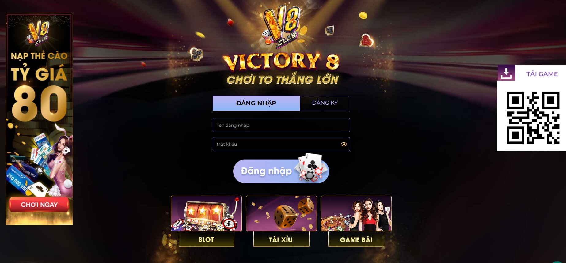 V8 Club – Nơi làm giàu cho những tay chơi đẳng cấp